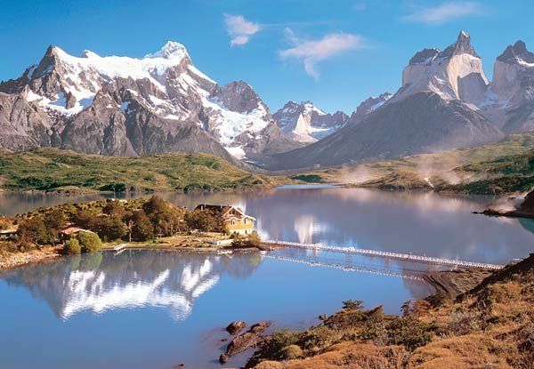 Puzzle 1000 dílků Torres del Paine, Patagonia, Chile CASTORLAND
