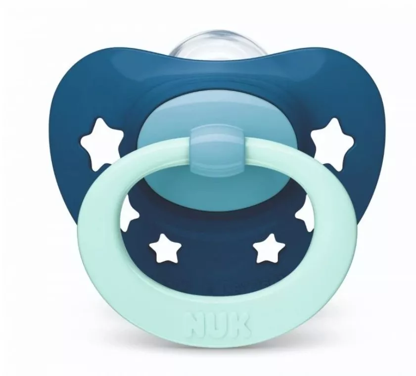 Šidítko dudák NUK Signature 18-36m modrý BOX