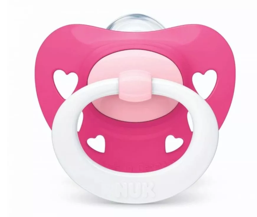 Šidítko dudák NUK Signature 18-36m růžový BOX