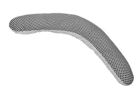 Kojící polštář/relaxační poduška z silikonových kuliček kolekce Simple - černý