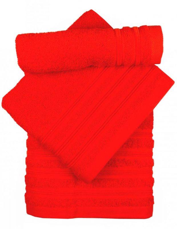 Osuška PORTO - 04 70x140 červená