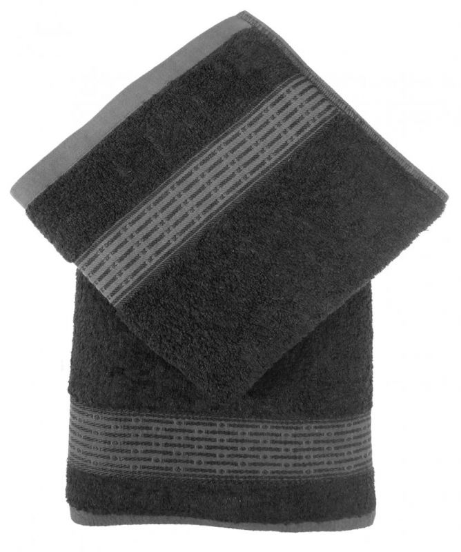 Bamboo ručník BERLIN 50x100 - tm. šedá