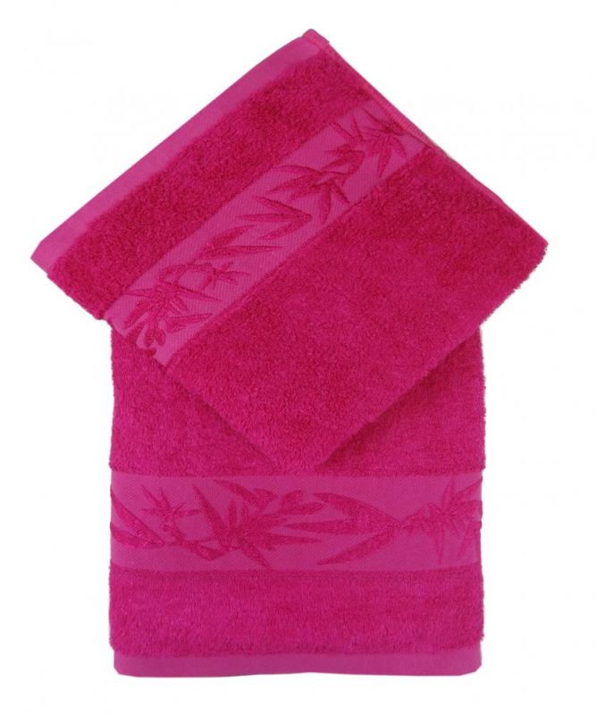 Bamboo ručník HANOI 50x100 - růžová