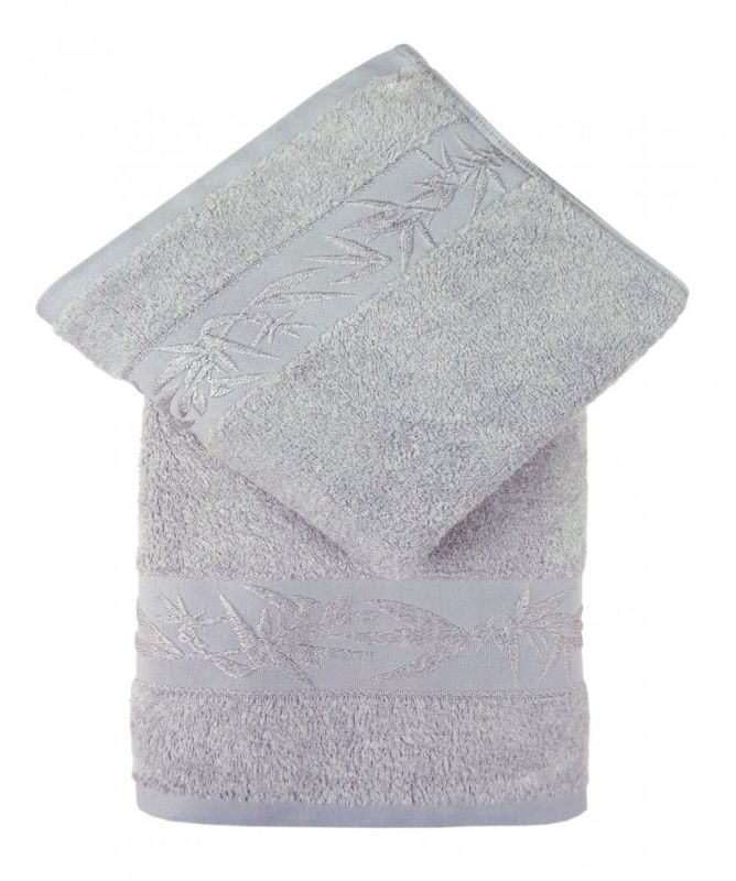 Bamboo ručník HANOI 50x100 - sv. šedá