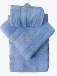 Bamboo ručník  -  30x50 - modrý